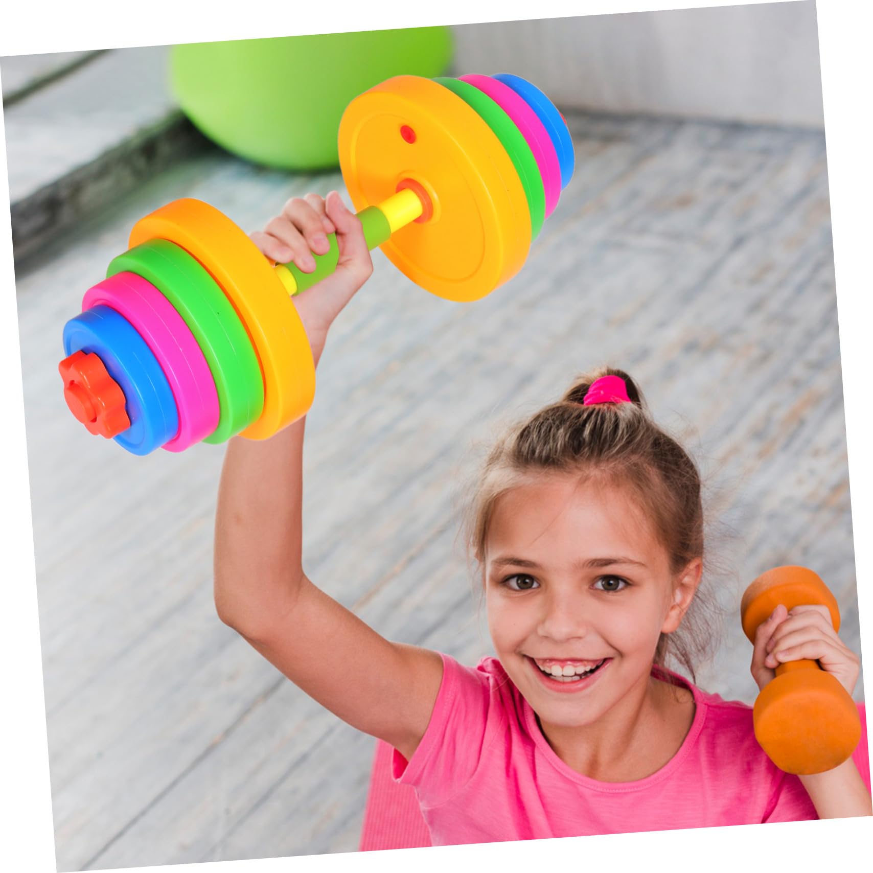 Bilanciere Pesi Giocattolo per Bambini, Set 2 Pezzi Plastico