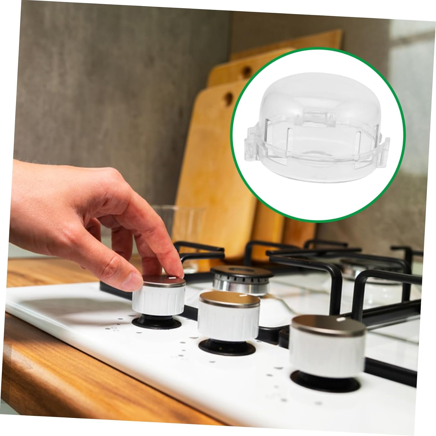 Cooker Protection Cover Set 5pcs Childproof Gas Stove Knob Covers for Home Safety