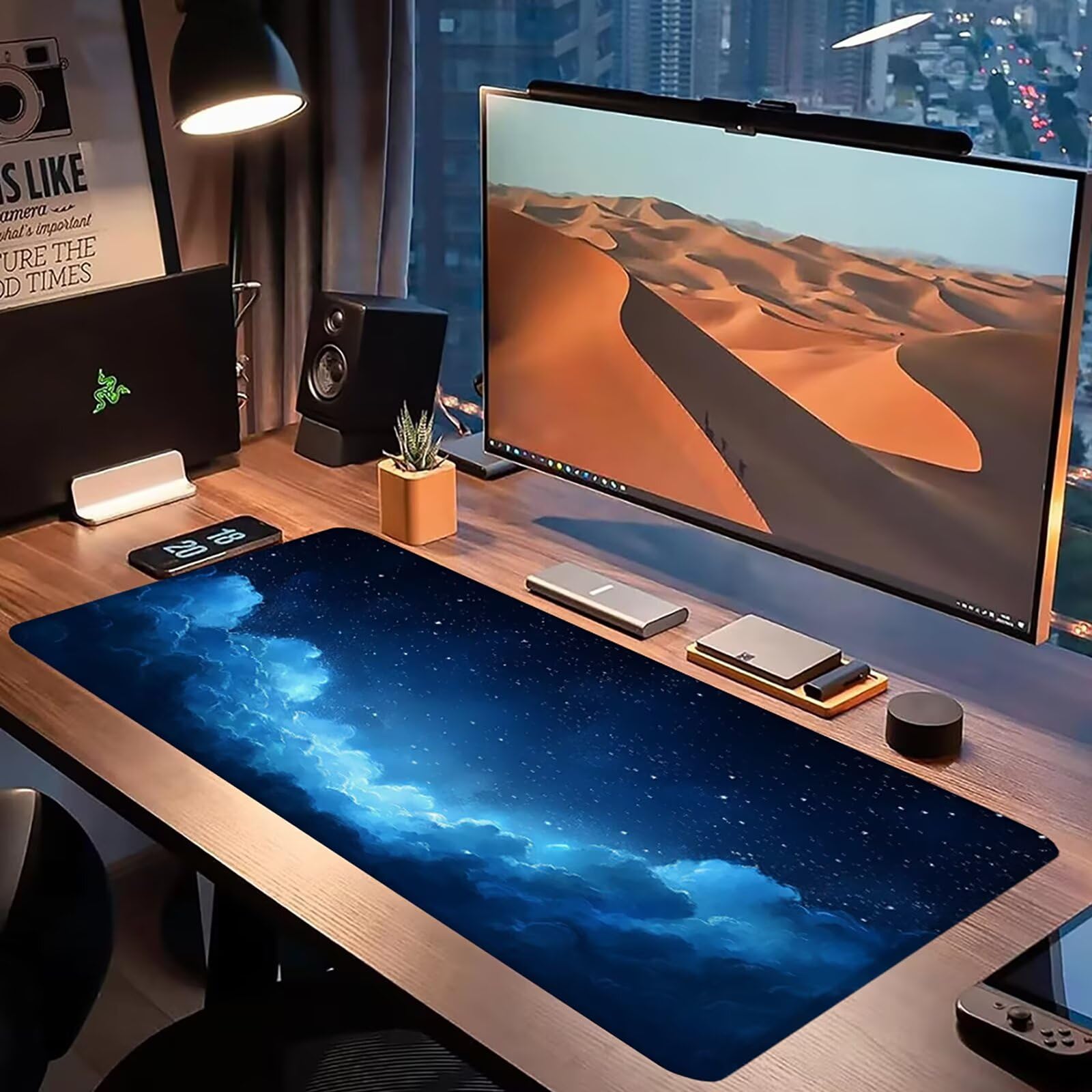 Podkładka pod mysz, podkładka pod mysz XXL 1200 x 600 podkładka dla graczy, wodoodporna gumowa podstawa, duża podkładka pod mysz do gier na biurko szyte krawędzie wodoodporna antypoślizgowa pulpit