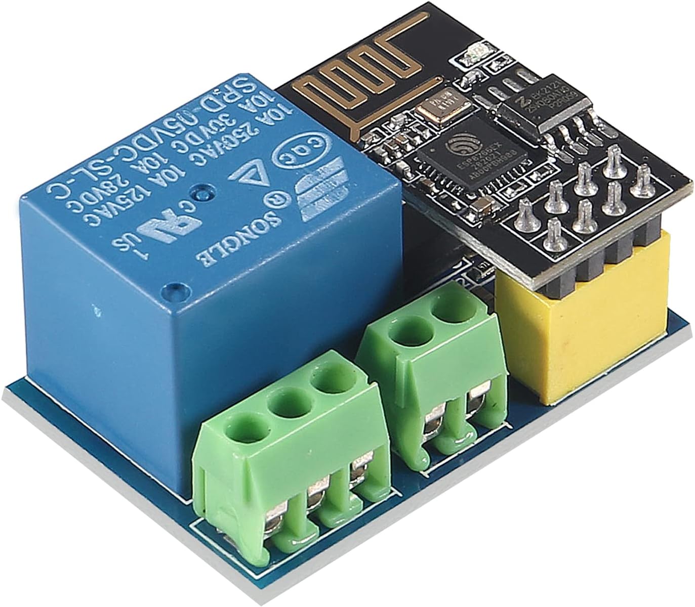 5PCS ESP8266 WiFi Relay Module with ESP-01S Relay Adapter Module for Smart Home Appliance Connect Fan Illuminator Smart Switch Phone APP Remote Control Switch Wireless Transceiver : Tools & Home Improvement