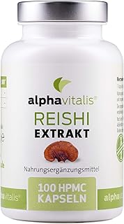 Reishi Extrakt - 100 vegane Kapseln - laborgeprüft - 500 mg Ganoderma Lucidum mit 30% bioaktiven Polysacchariden je Kapsel...