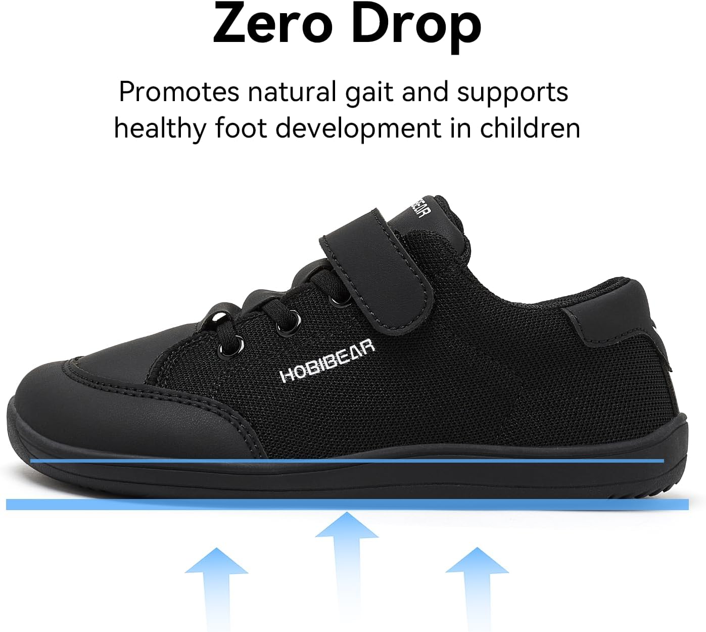 HOBIBEAR Kids Barefoot Shoes Wide Toe Box Zero Drop for Toddler Little Big Kid Boys Girls Walking Sneaker - Image 3
