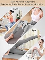 Vista 7 de Pelvic Floor Exercise Devices 77 lb Adjustable Kegel Inner Thigh Exerciser and Hip Trainer Workout Equipment for Home Postpartum Recovery Women Men