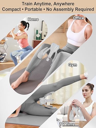 Miniatura 7 de Pelvic Floor Exercise Devices 77 lb Adjustable Kegel Inner Thigh Exerciser and Hip Trainer Workout Equipment for Home Postpartum Recovery Women Men,