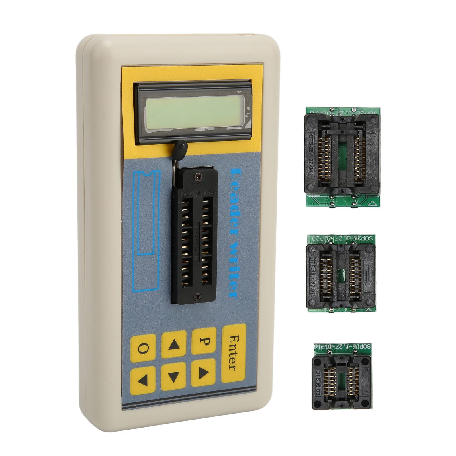 Tester Integrato per Circuiti Integrati, Tester Digitale Professionale Portatile in ABS per Transistor Serie Cd4000 Amplificatori Operazionali Optoisolatori, Modello Hapiv