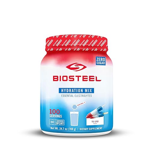 Miniatura 1 de BioSteel - Mezcla de hidratación de gran sabor con 5 electrolitos esenciales, sabor Ice Pop, 100 porciones por tina
