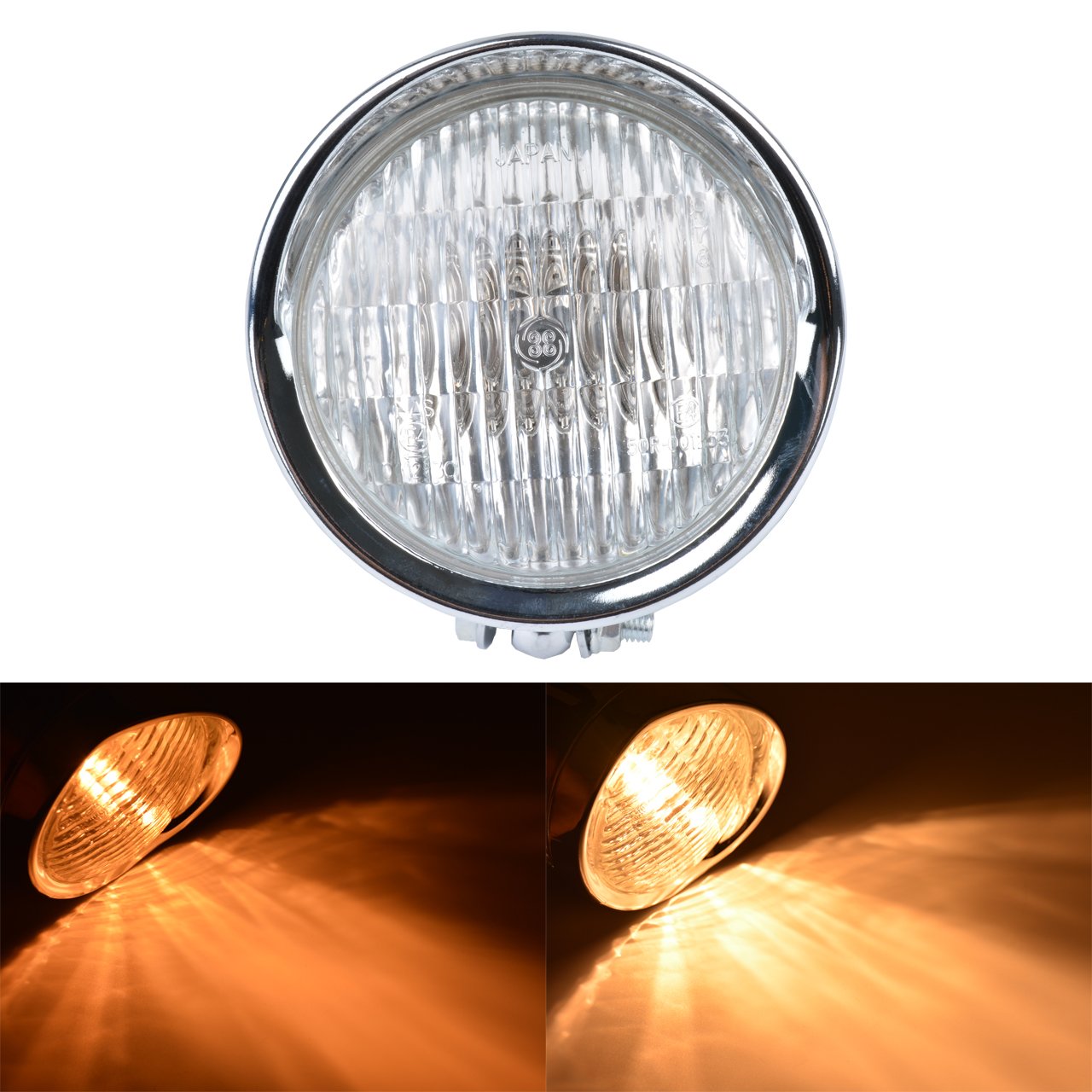 6.5" Motorcycle Universal LED Headlight Lamp High Low Beam For