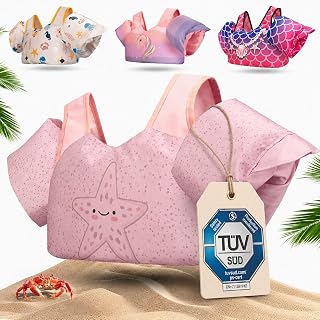KIDVERSE Schwimmweste Kinder 3-6 Jahre - Geprüfte Qualität - Schwimmweste mit Schwimmflügel für Kinder - Schwimmhilfe für Jungen & Mädchen bis 30kg - Auftriebsweste Kinder - Schwimmtraining
