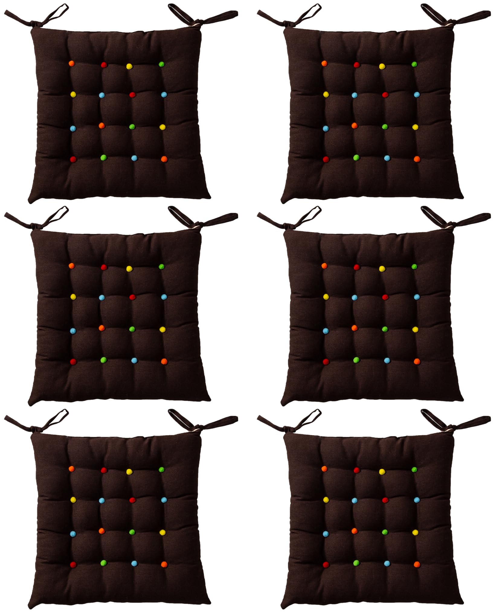 Coussin de chaise de salle à manger en coton-lin pour repas chaleureux en famille