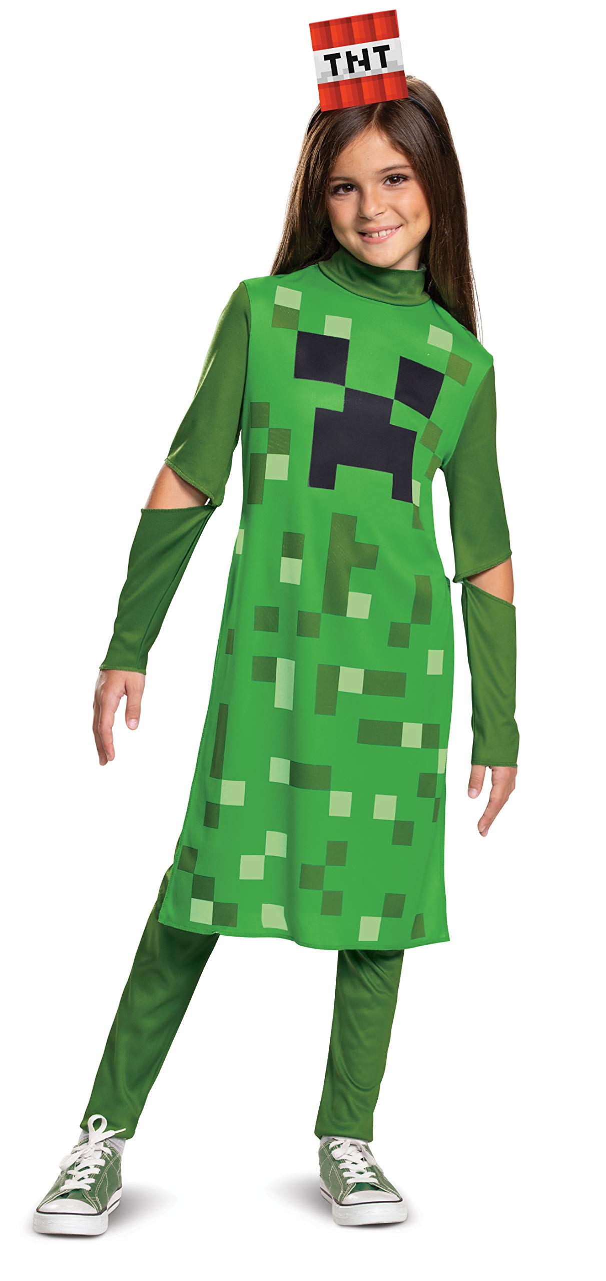 Ukrywa kostium Minecraft Creeper Girls