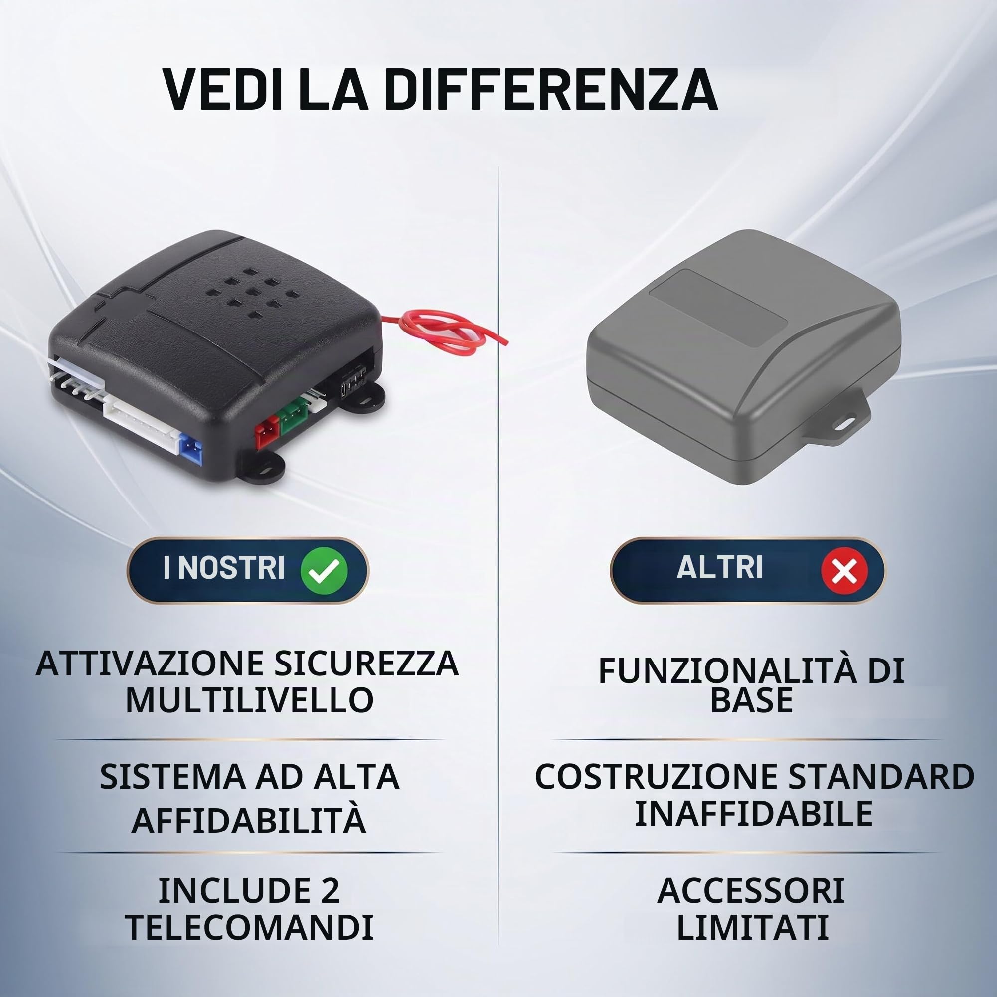 di Sicurezza Allarme per Auto, di Allarme Universale di Protezione di Sicurezza di Ingresso Senza Chiave per Auto con 2 Telecomandi Allarme