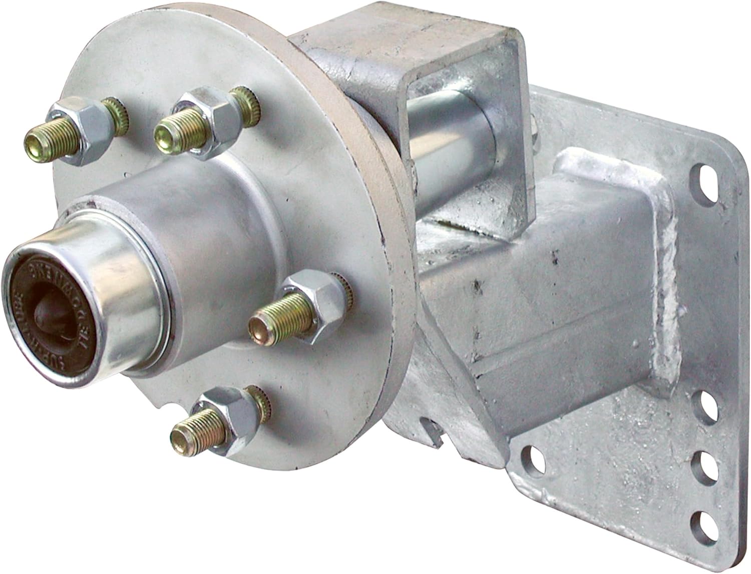 Tie Down Spare Tire Carrier Mount – Mount Boat Trailer/Utility Trailer/Enclosed Trailer – with Eliminator Removable Spindle/Hub – Pre-Greased Hub with 5 Studs