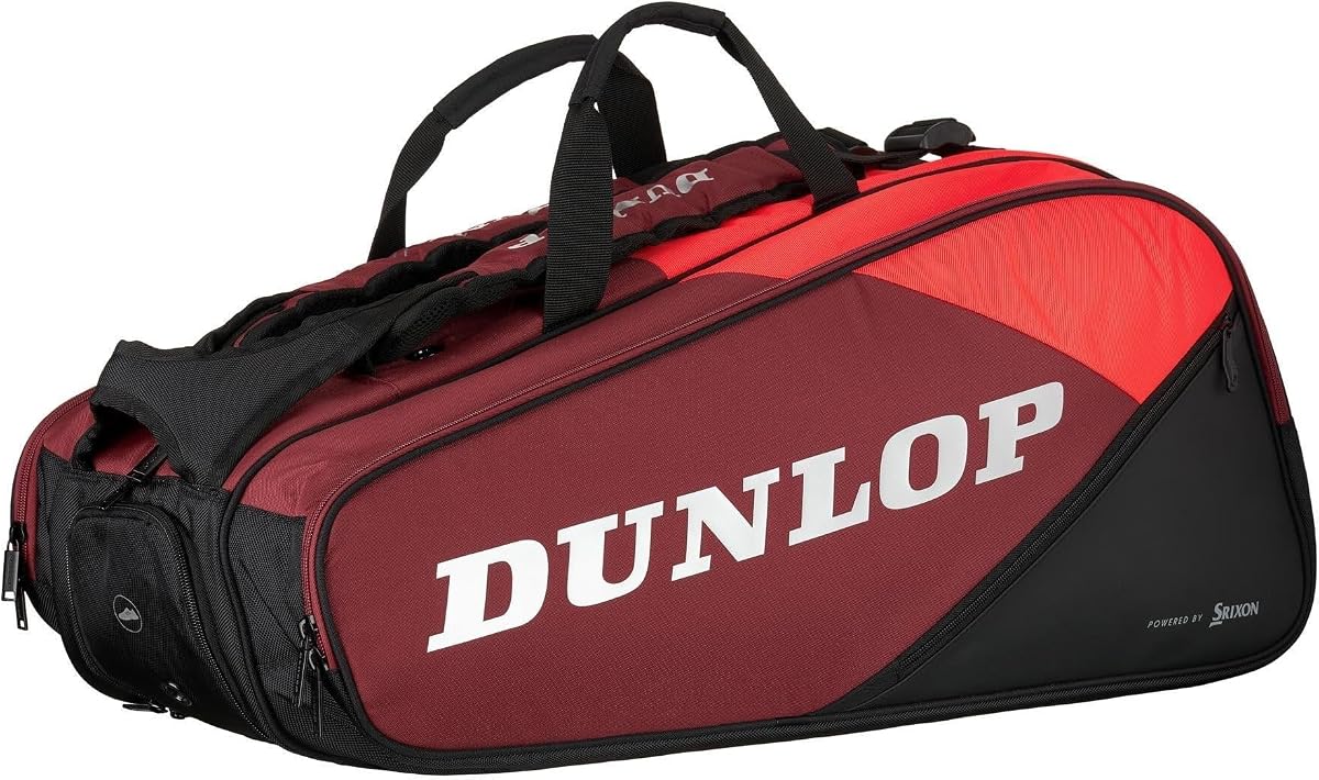 CX Performance Tennis Bag, Red/Black - 12-Racket