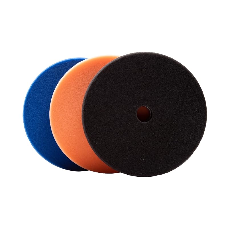 Kit de Boinas de Espuma HDO Lake Country para Polimento, 8,9 cm, para Superfícies Pintadas e Placa de Suporte de 7,6 cm, 3 Peças