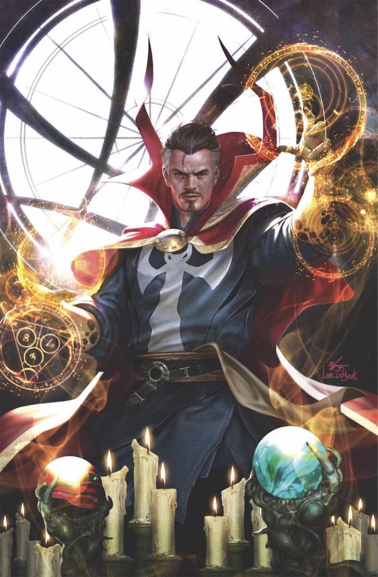 Figurine Docteur Strange Marvel héros comics pour décoration vitrine salon geek