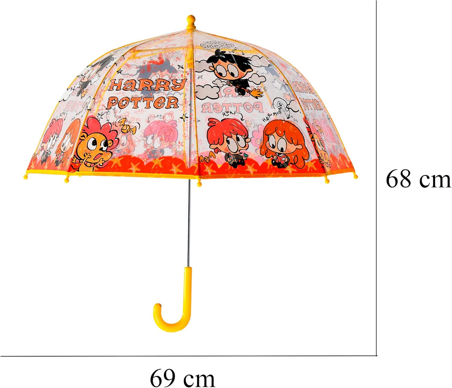 Harry Potter Bubble Umbrella for Boys and Girls Transparent Official Product