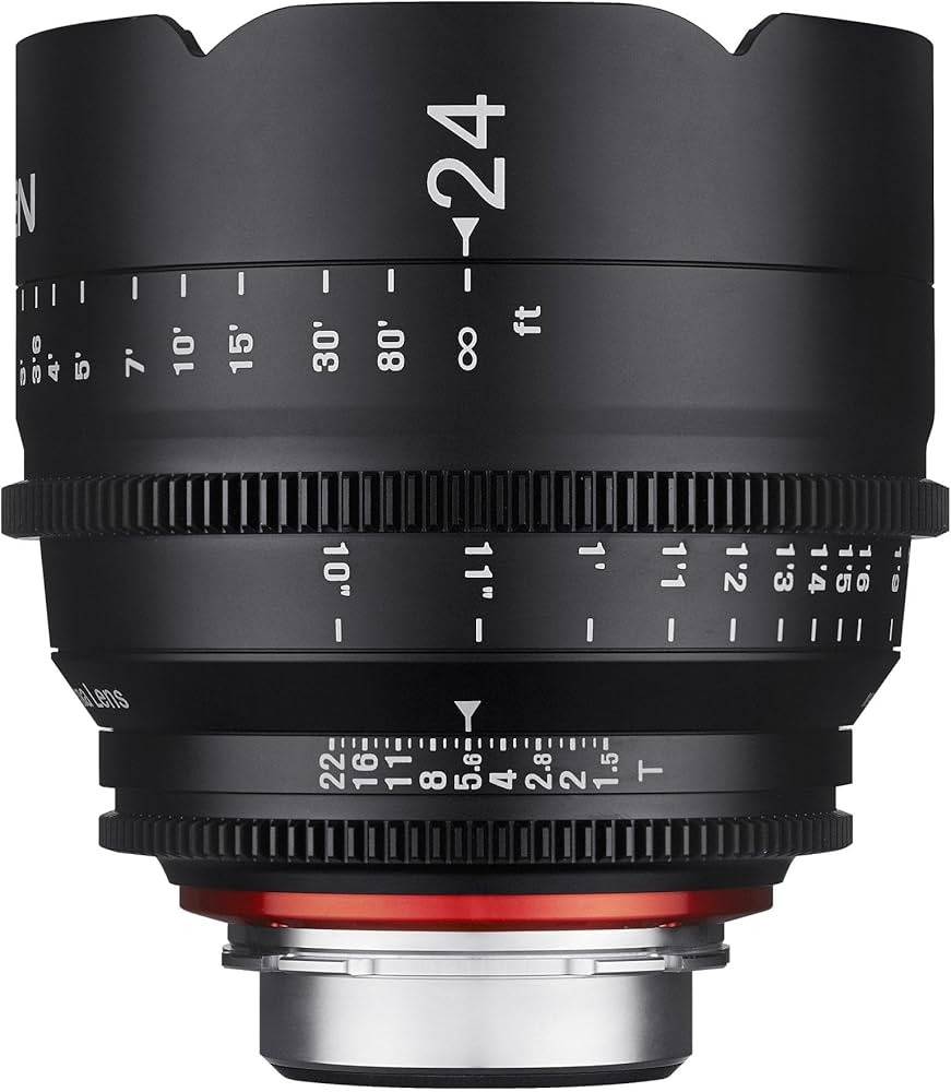値下げ！Rokinon Xeen 24mm T1.5 シネマレンズ EF Amazon | Rokinon Xeen 24mm T1.5 Pro シネマレンズ Canon EF用
