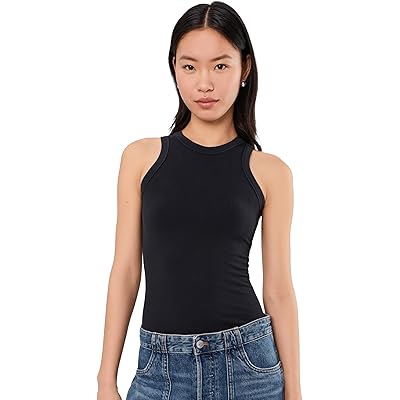 Free People So Soft Seamless Modal Tank black