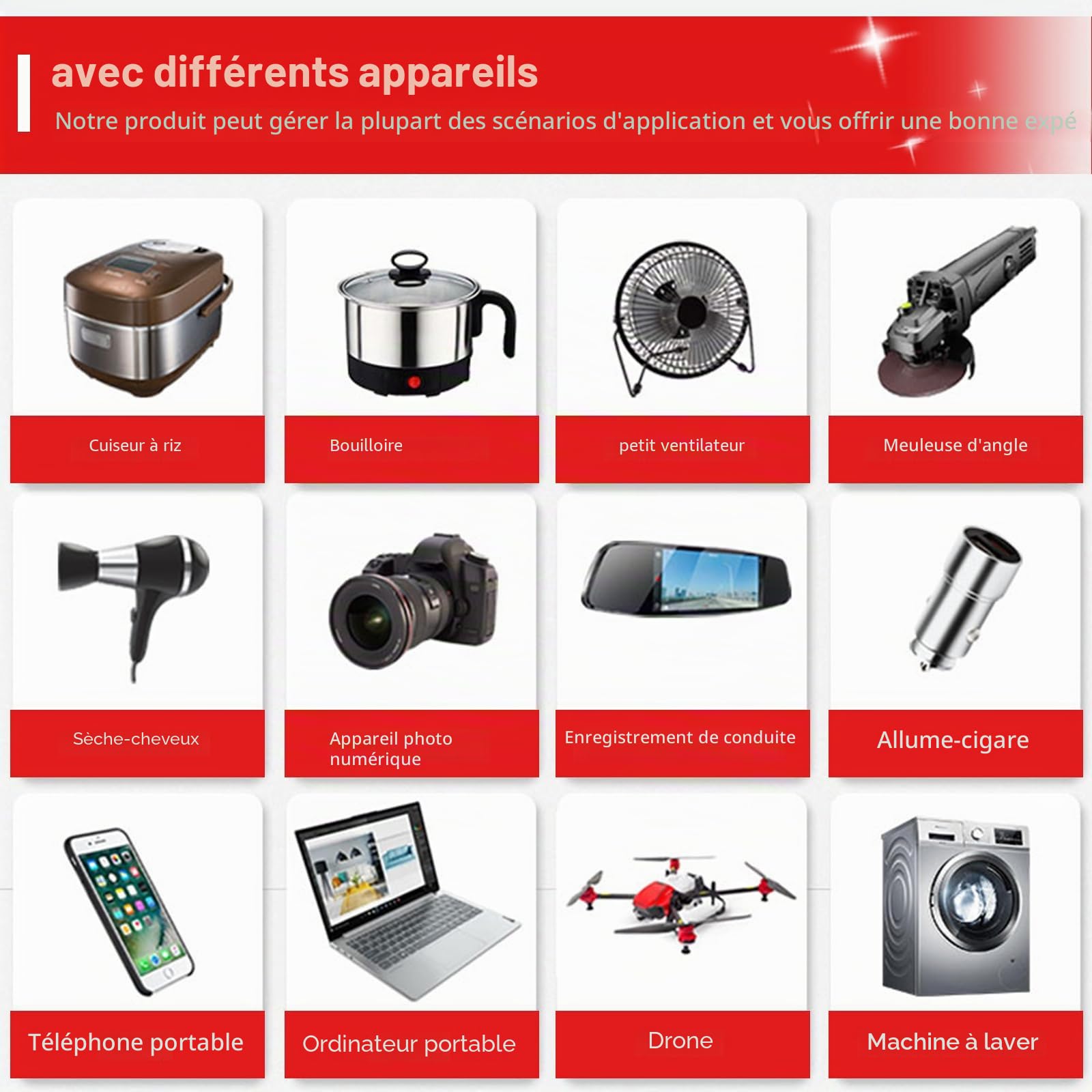 Convertisseur de tension DC 12 V/24 V vers AC 230 V - Onde sinusoïdale modifiée - 2000 W - Avec prises UE - 2 USB et affichage LCD - Adaptateur pour voiture, camion, caravane, camping