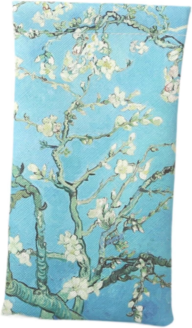 Glasses Case Glasses Storage Bag Flower Patterned Waterproof for Women Men