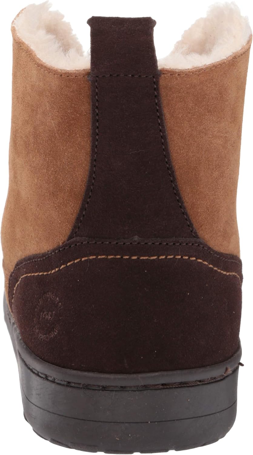 Dearfoams Men's Suede Boot Slipper