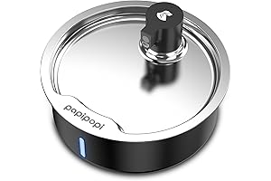 7-Liter Stainless Steel Dog Water Fountain: Large Capacity Hydration Solution for Large Dogs and Multi-Cats