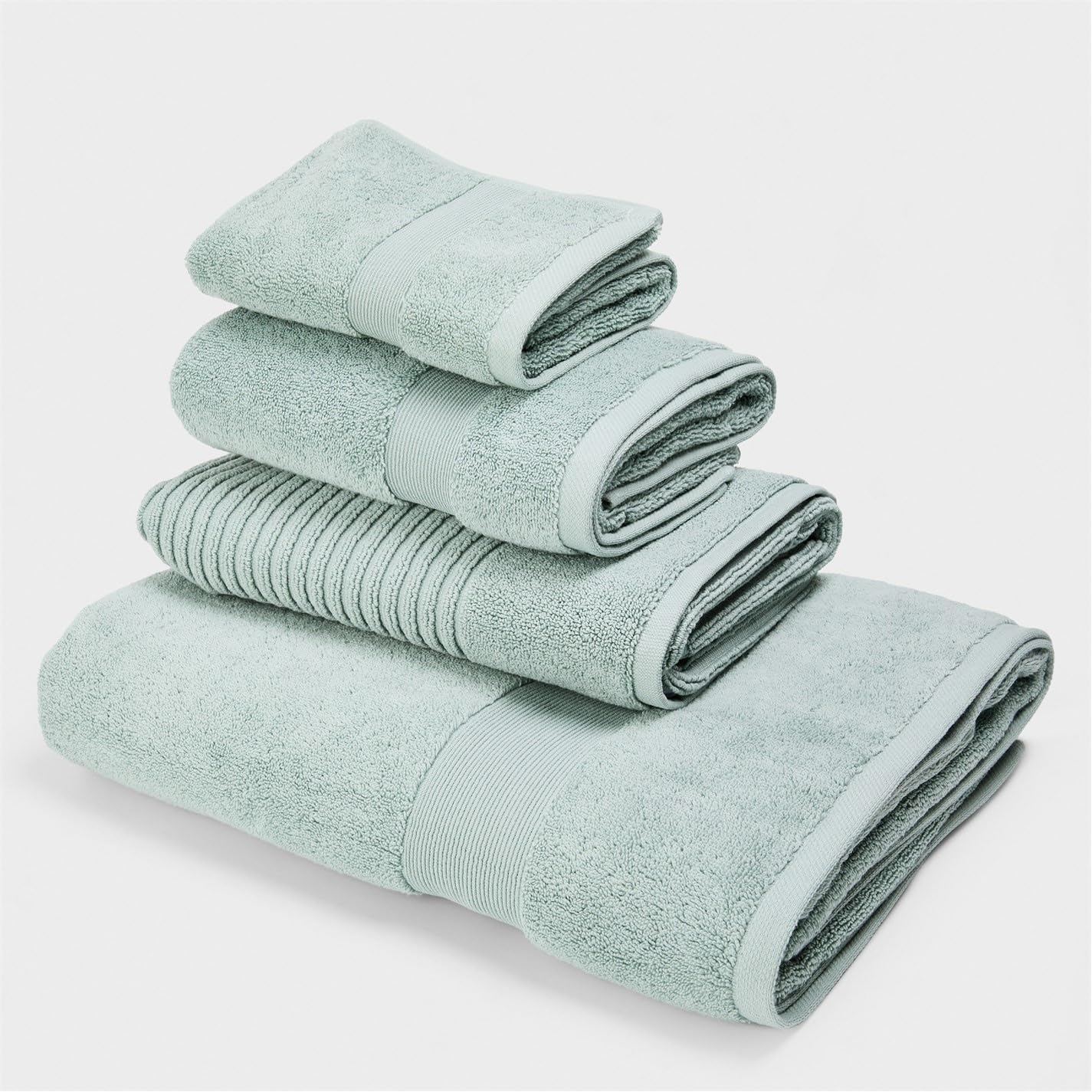 Hotel Collection Touch Bath Towel Duck Egg Hand Towel