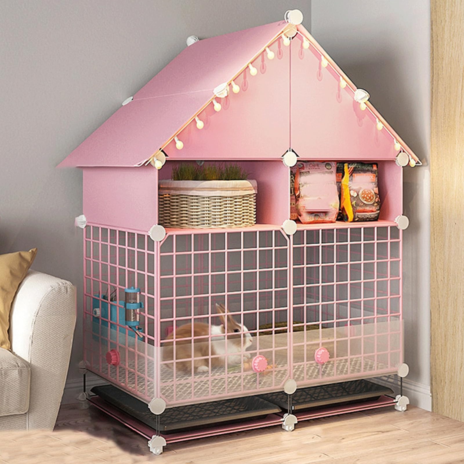 Pink Bunny Cage