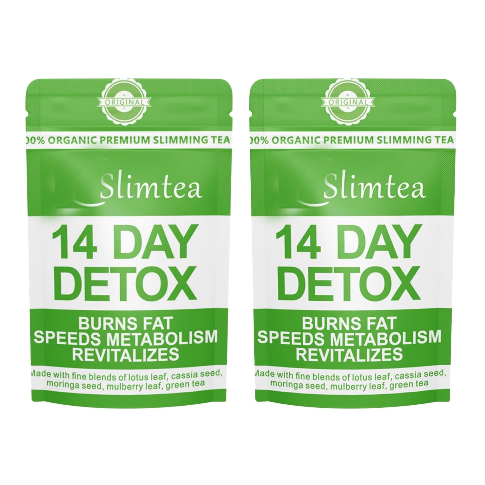 Aoseiens 14 Days-2Pc 14/28 Day Detox Tea For Weight Loss, 14/28 Bags Natural Diet Slim Slimming Tea, Gentle Detoxification And Cleansing, Weight Loss Reduction Belly Fat