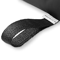 Vista 3 de Saloniture Cojín de almohada de mesa de masaje semicircular - 26 x 6 x 3 pulgadas - Negro