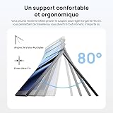 ARZOPA 15.6" Portable Monitor Space Grey, FHD IPS Portable Screen Ultra Thin USB-C Monitor, HDR10, Speakers, USB C & HDMI Connectivity, Plug & Play for Laptop/PS4/Switch - A1 Grey - 3