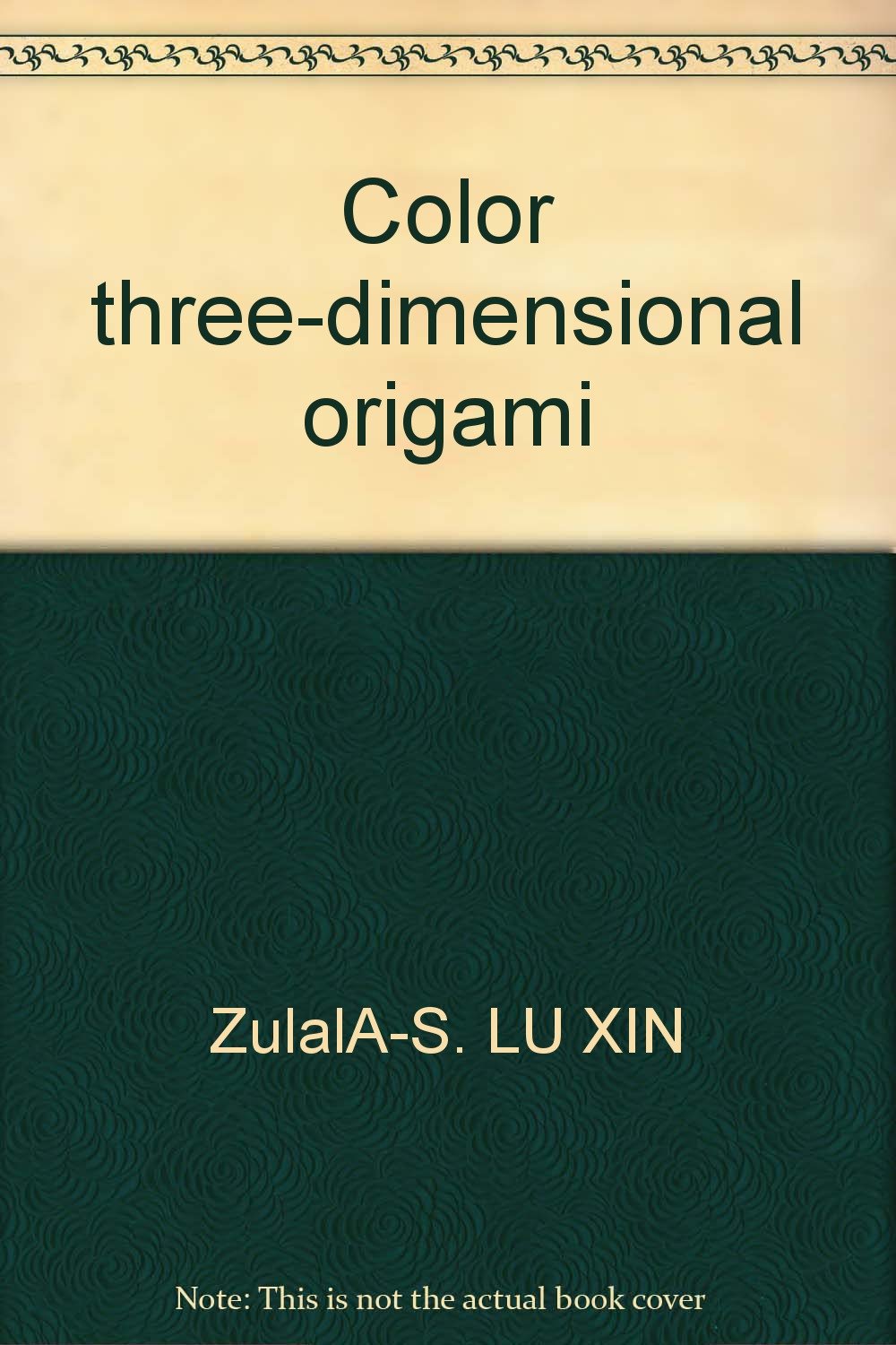 Color three-dimensional origami