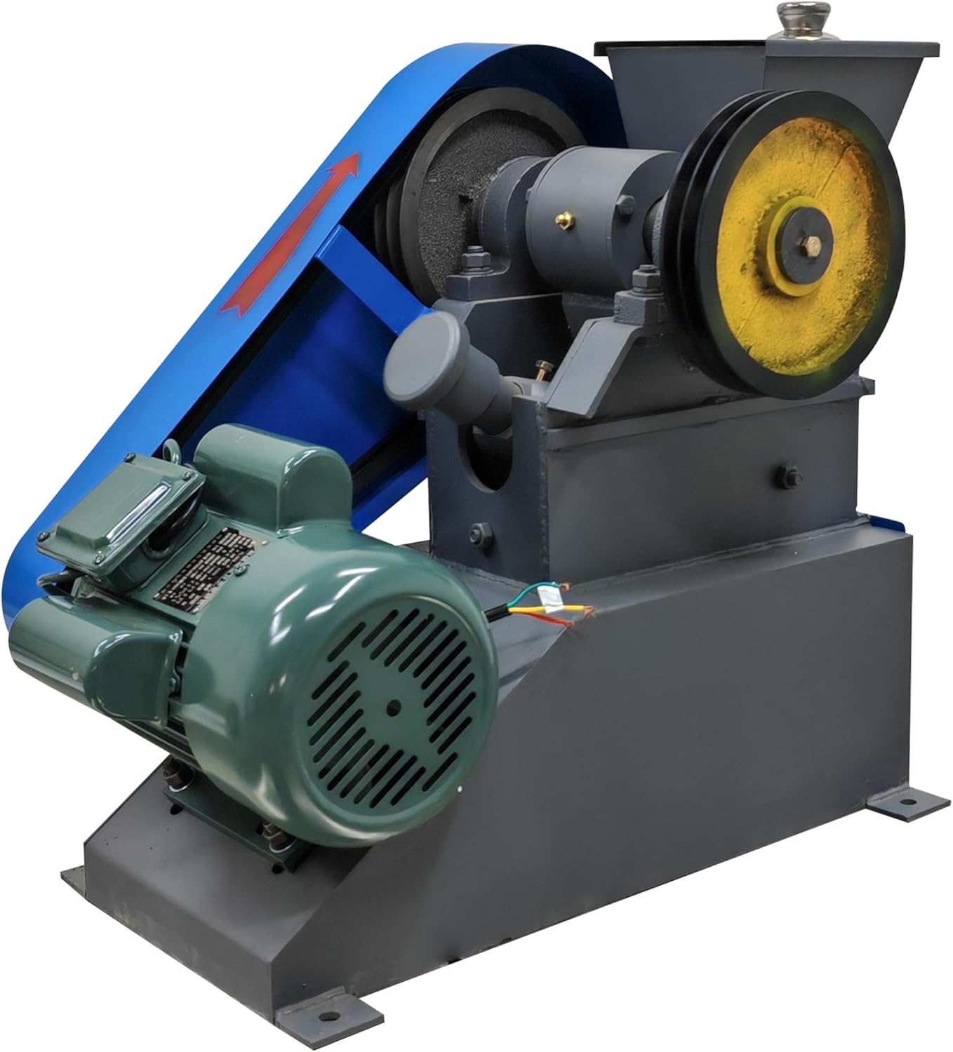 Jaw Crusher Mini Jaw Crushing Machine Rock Stone Milling Crush Machine Electric Shatter Machine with Drawer Type Outlet 220V 2.2KW