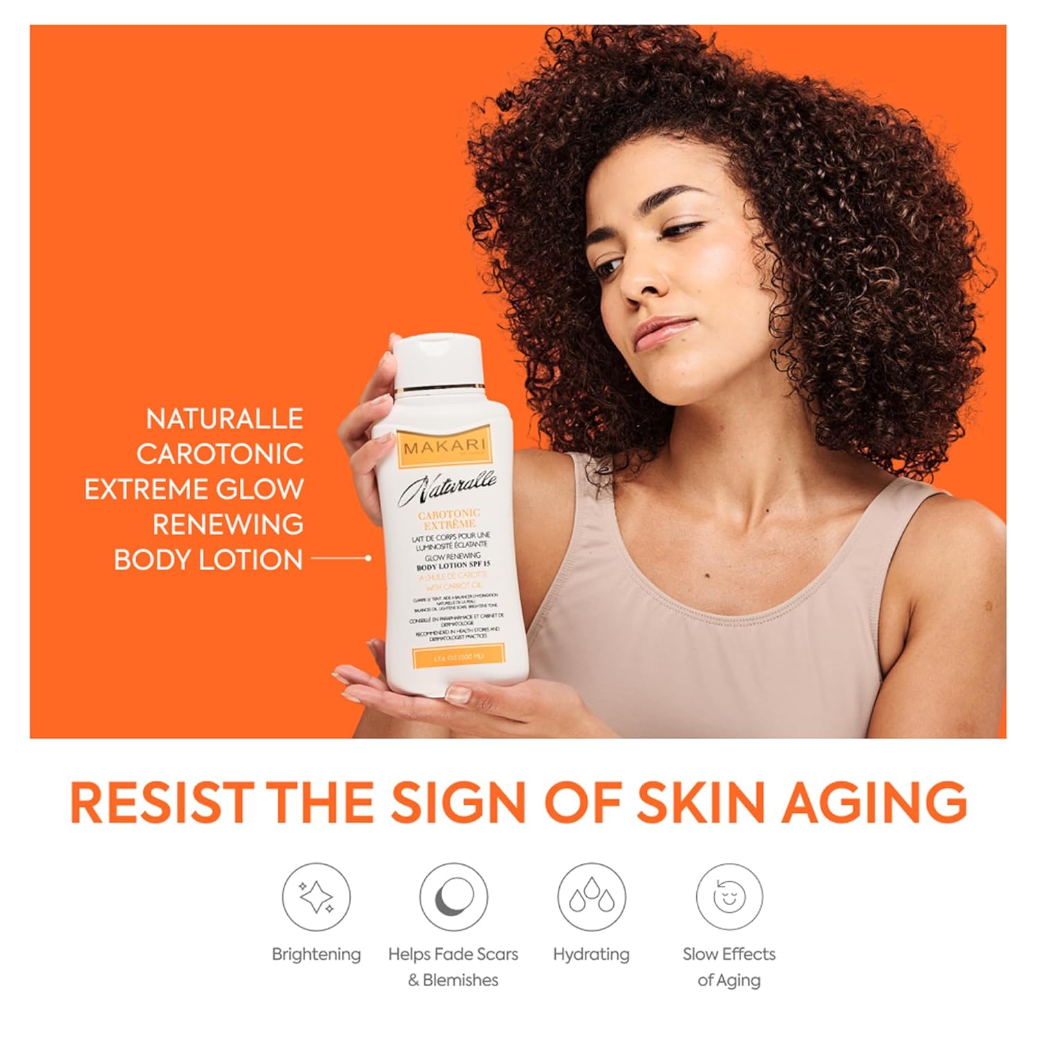 MAKARI Carotonic Extreme Body Lotion (17.6 oz) | Fights Excess Oil Production | Helps Fade Body Scars and Marks | Skin Brightening Formula | Helps Resist Aging and Promotes Healthy Radiance - Image 3