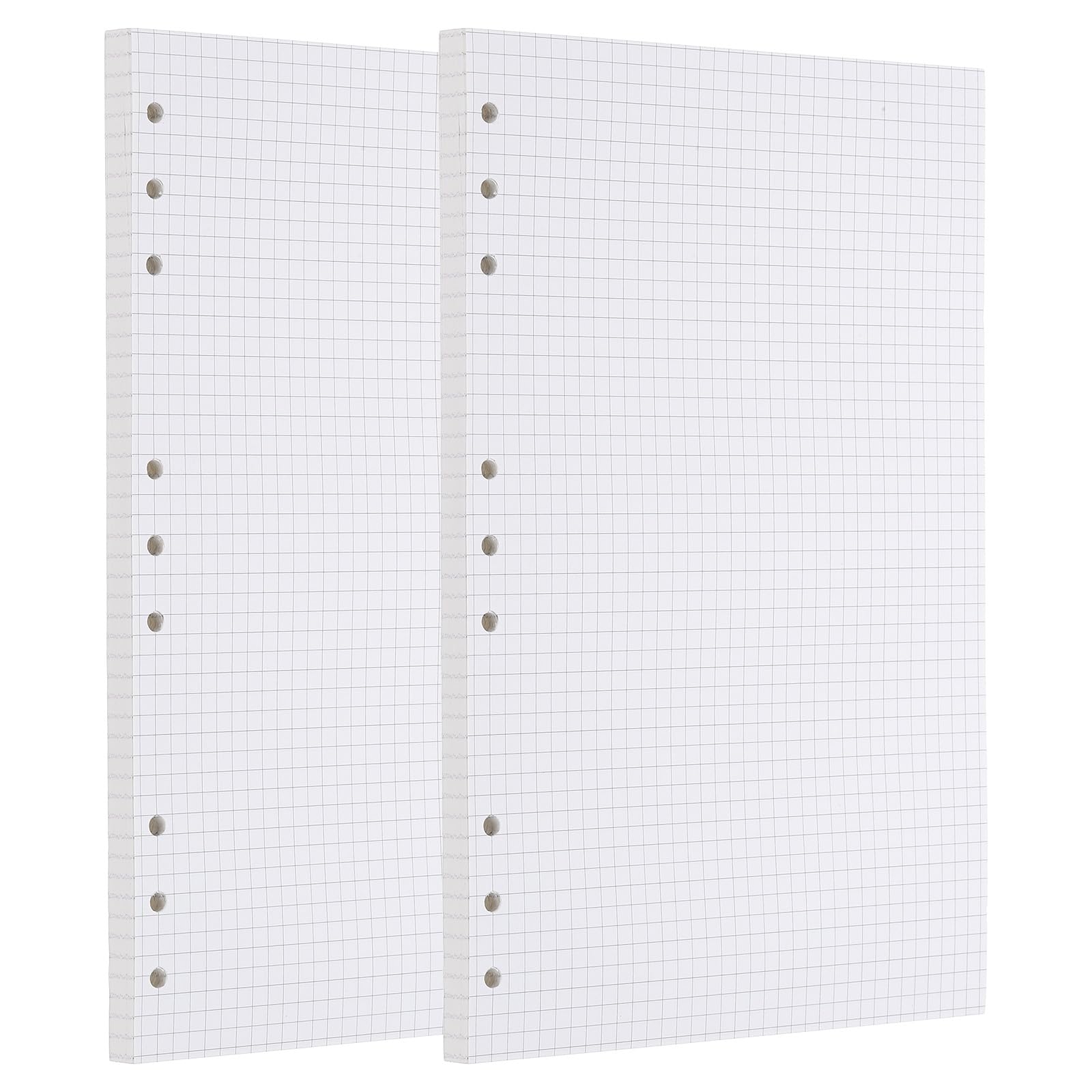PATIKIL Grid Refill Paper 9-Ring Binder Loose Leaf Planner Filler Paper Planner Inserts, 160 Sheets/320 Pages, Lined