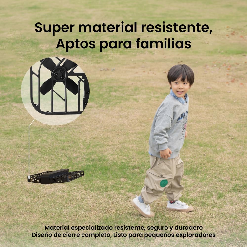 HOVERAir X1 Dron con Cámara, Drone de Bolsillo con Video HDR, Despegue de la Palma, Rutas de Vuelo Inteligentes, Modo Sígueme, Mini Dron con Control Manos Libres, Negro (Combo)