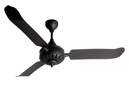 ANEMOS Vintage MB Ceiling Fan, Matte Black, 18 x 56 IN