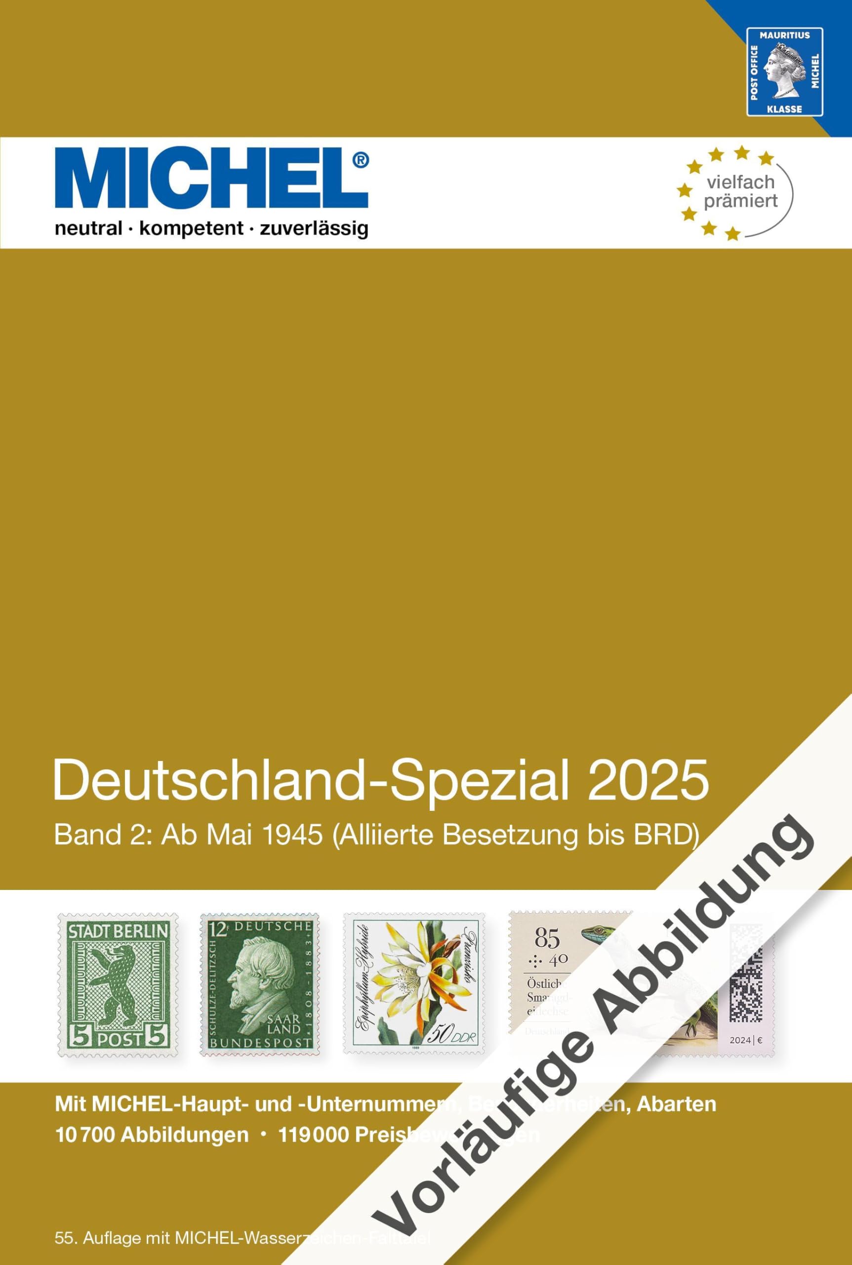 Deutschland Spezial 2025 Band 1 by Michel-Redaktion PAPERBACK 9783954025176