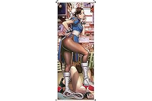 Chun-Li Anime Scroll Hanging Poster for Room Decor