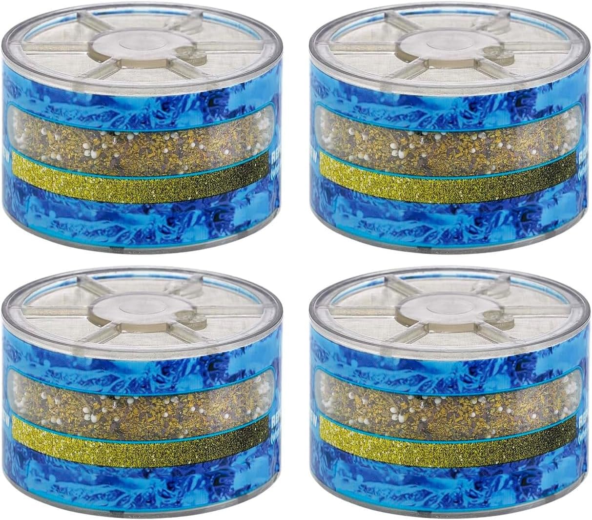 Replacement Shower Filter for Wall-mounted showerhead,Compatible with Sprite Showers SLC-R Slim-Line Shower, 4Pack