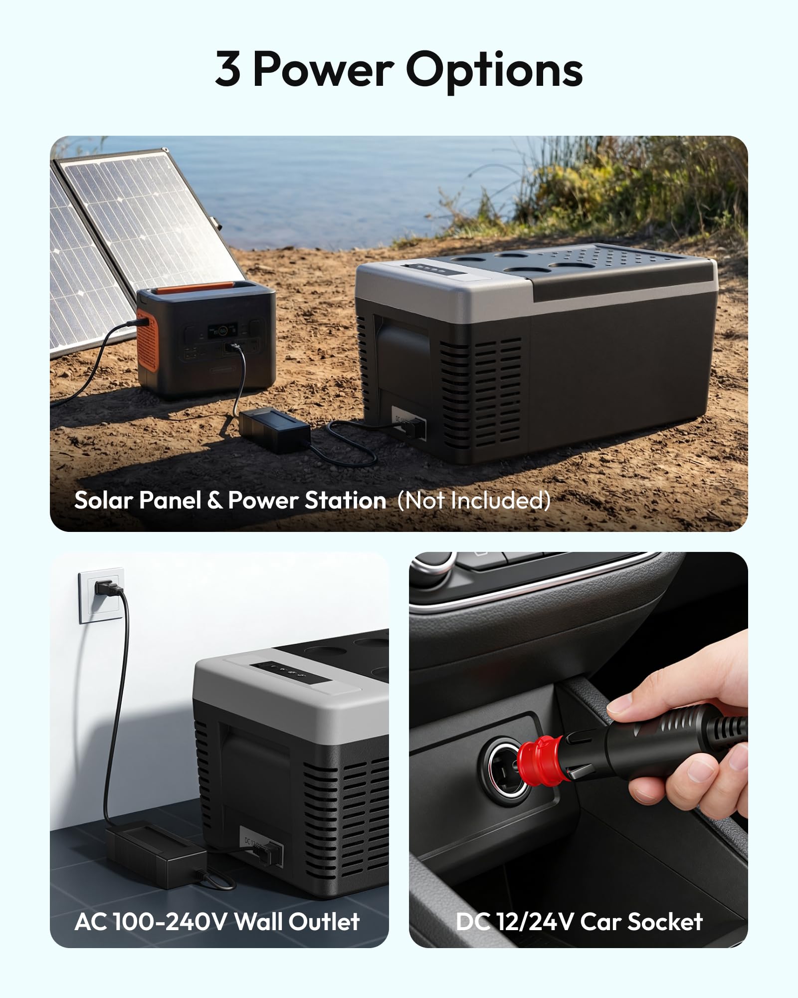EUHOMY 48QT 12 Volt Refrigerator, -4℉~68℉ Portable Freezer for Car product image 13