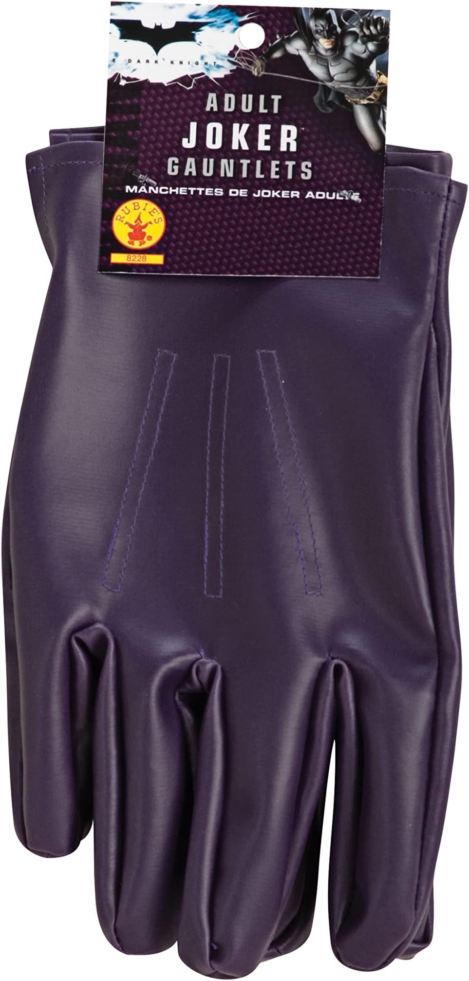 Rubie's Costume Dc Heroes and Villains Collection Joker Adult Gloves, Purple, One Size