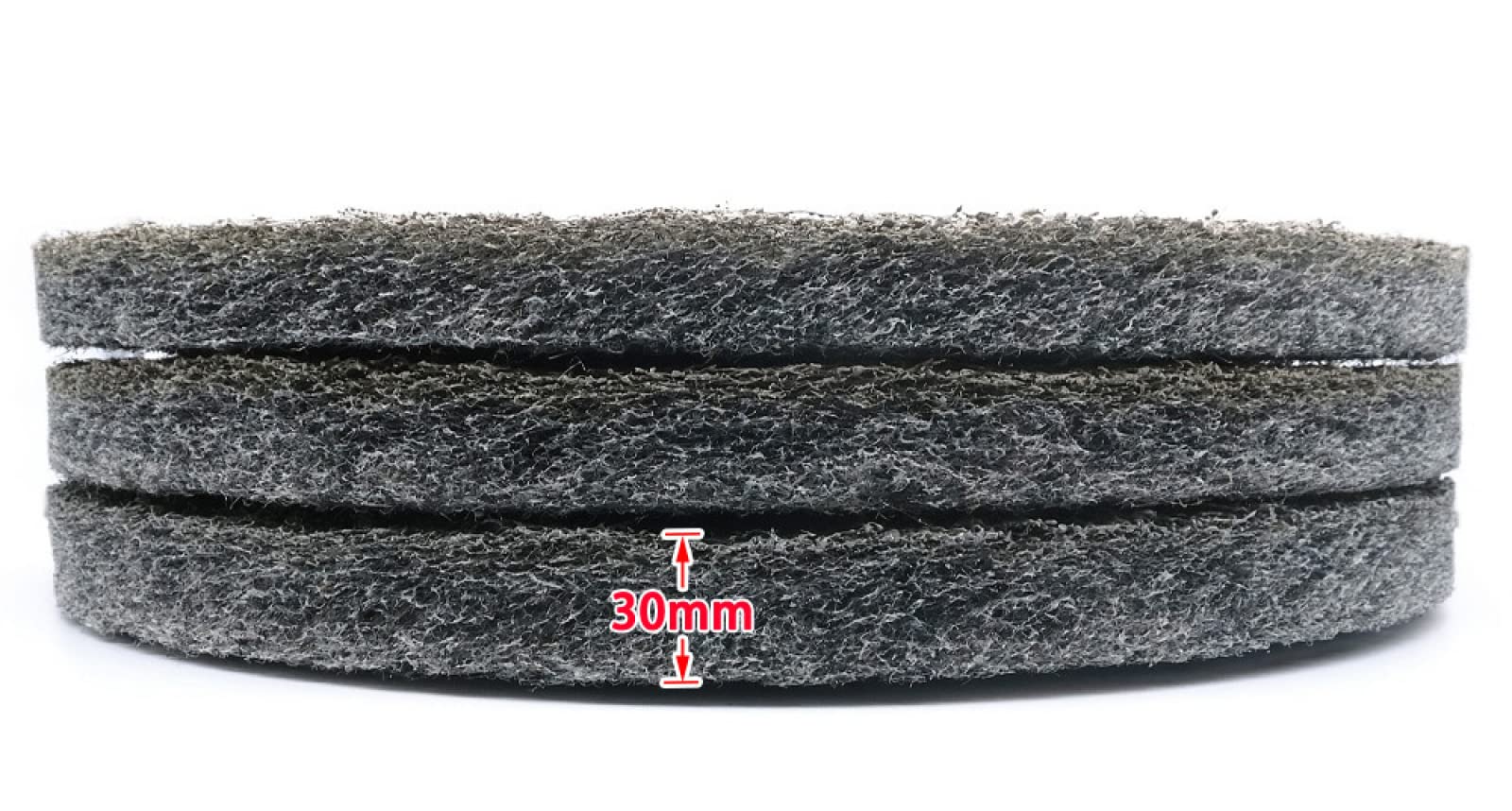 Almohadillas pulidoras de diamante, 1 almohadilla de pulido de fibra de esponja de 17 pulgadas y 430 mm, rueda de pulido de diamante for limpieza de suelos de mármol y piedra(2)
