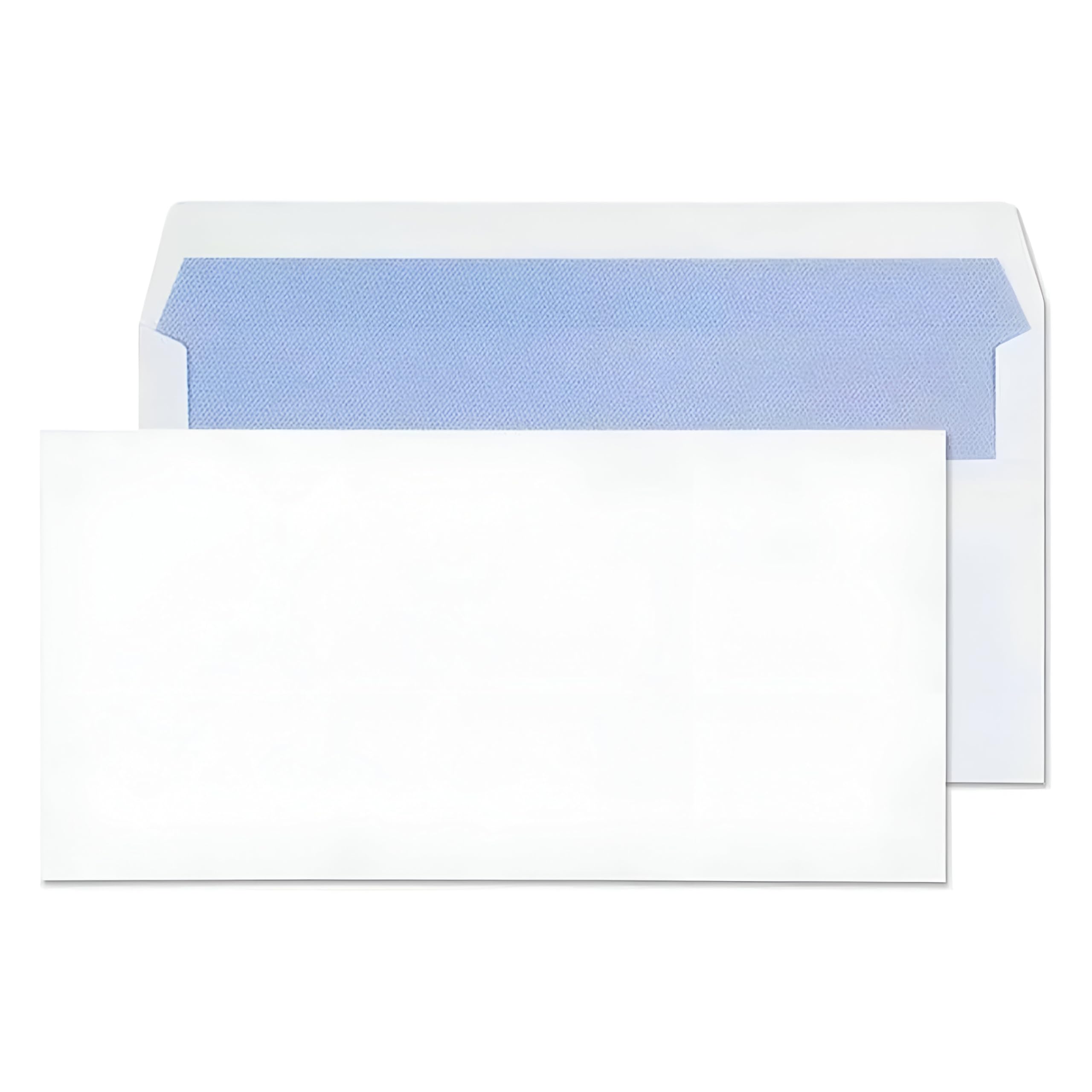 50PK White DL Envelopes Peel and Seal 110 x 220 mm 80 GSM - Seal Wallet Envelopes No Window
