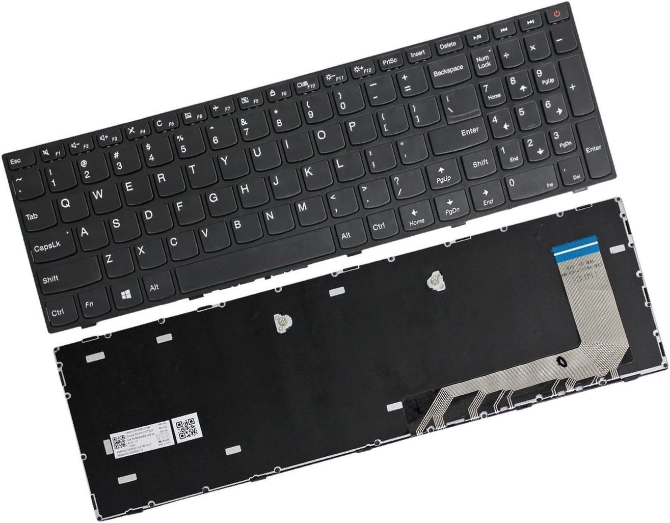 New US Black Laptop Keyboard Replacement for Lenovo IdeaPad 110-17ACL 110-17IKB 110-17ISK