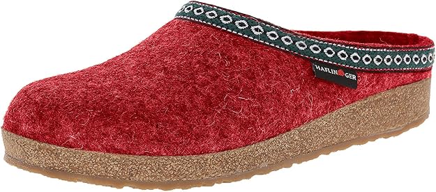 HAFLINGER Women's Gz Magic Clog - Grey Comfort Shoes With Arch Support - View #10