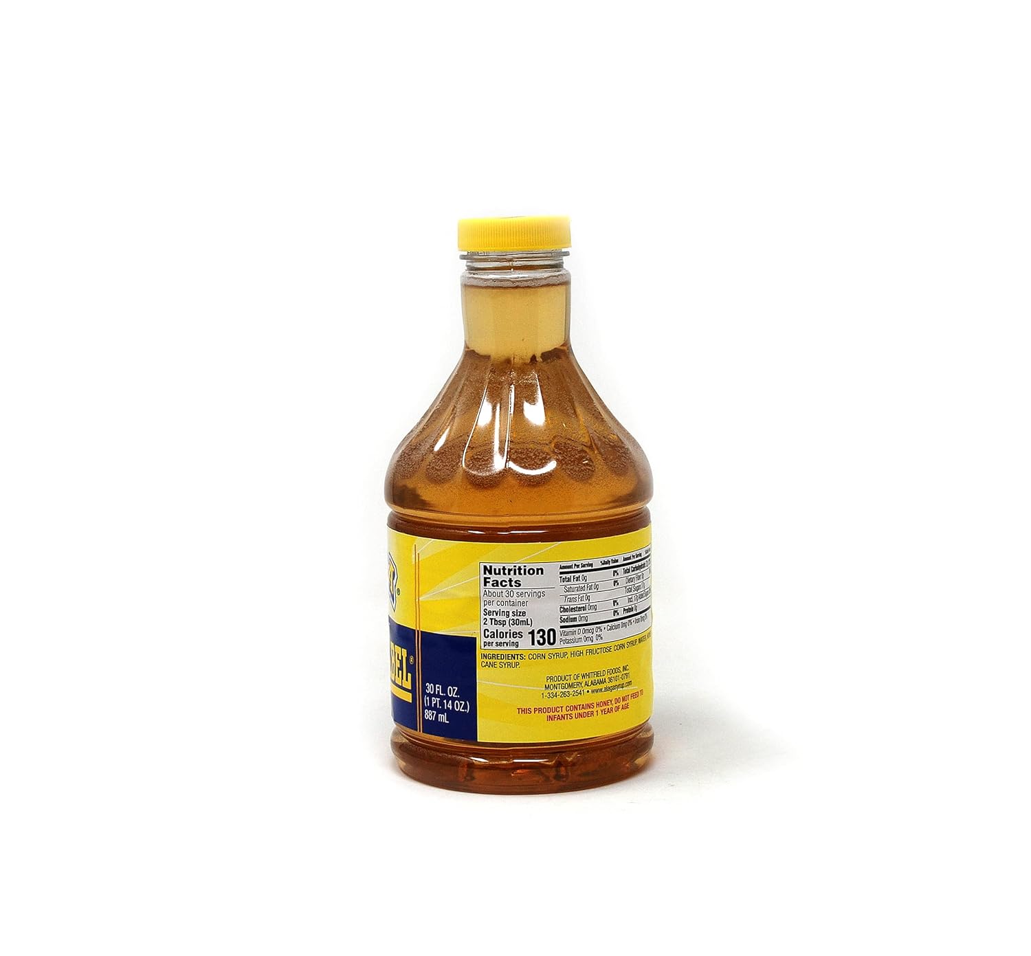 Alaga Yellow Label Syrup, 2-30 Ounce Bottles, Made with Real Honey