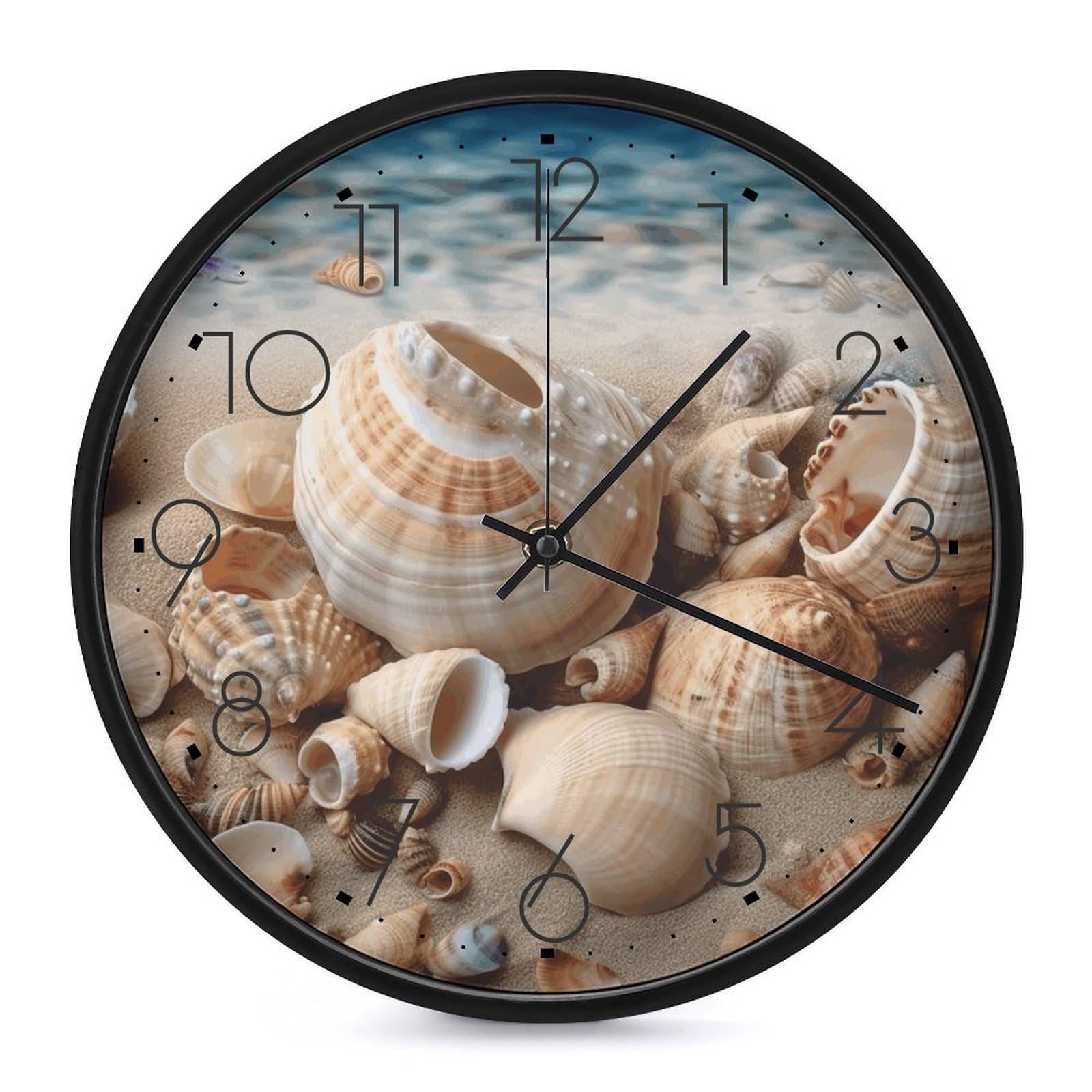 Horloge murale silencieuse pour bureau pour travailler sans bruit de tic-tac