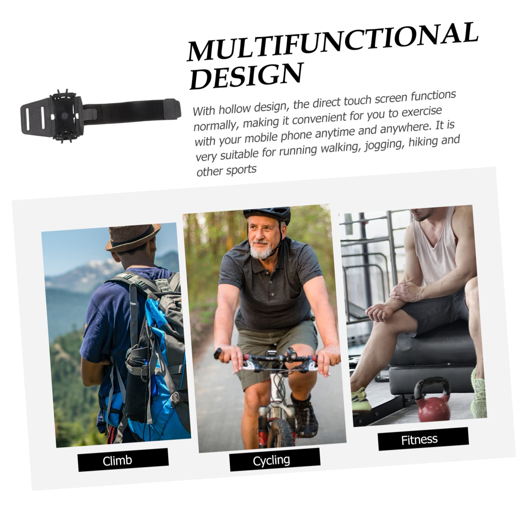 Uonlytech 5pezzi Bracciale Per Per Smartphone e Sport All Design e Resistente Bracciale Per Jogging e Fitness