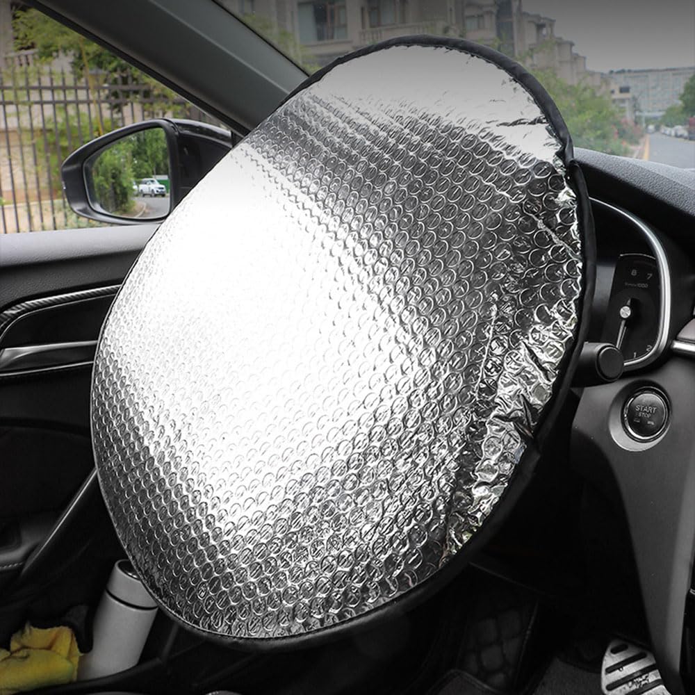 Pare-soleil Pour Volant Toyota C-HR 2018-2023 - En Aluminium, Pliable, Protection Anti-UV - 3